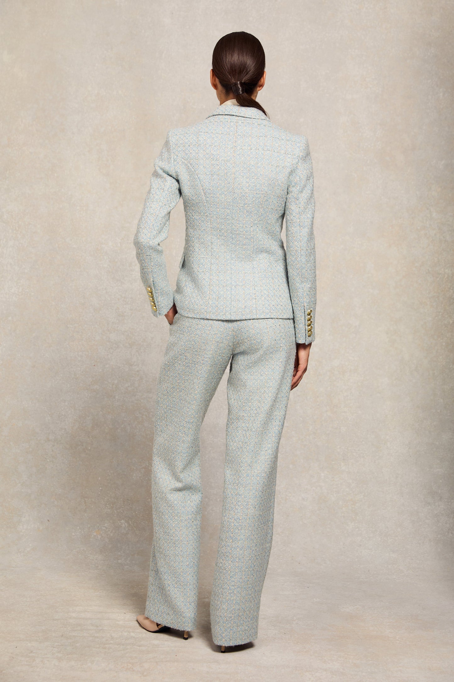 Knightsbridge Blazer (Sky Blue Boucle)