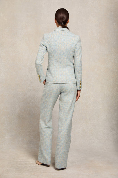 Knightsbridge Blazer (Sky Blue Boucle)