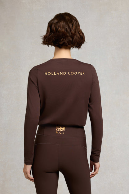 Chiltern Crew Neck Top (Walnut)