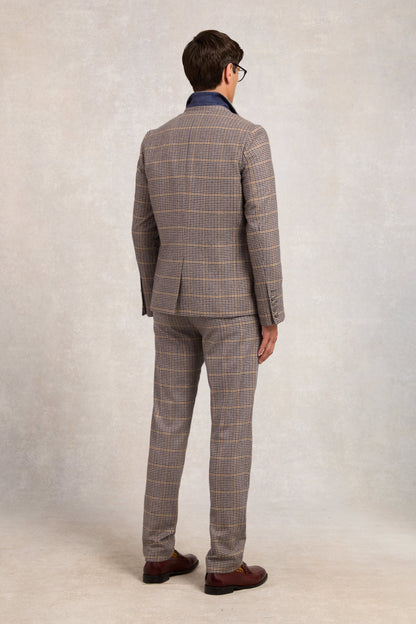 The Single Breasted Blazer (Prince of Wales Navy)