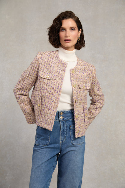 Chelsea Jacket (Lavender Boucle)