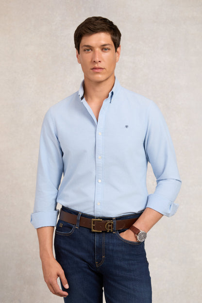Men's Classic Oxford Shirt (Sky Blue)