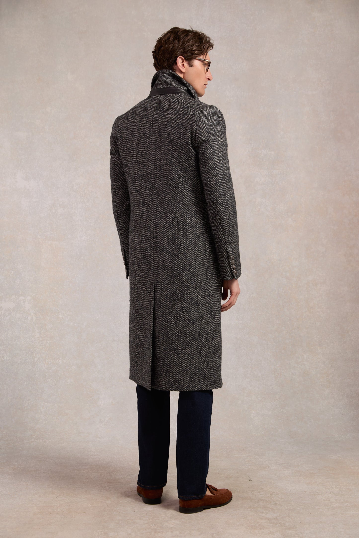 The Fairford Coat (Ebony Herringbone)