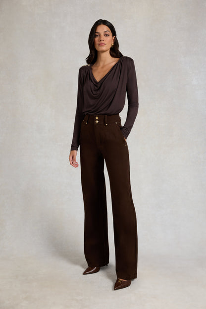 Ellen Top (Chocolate)