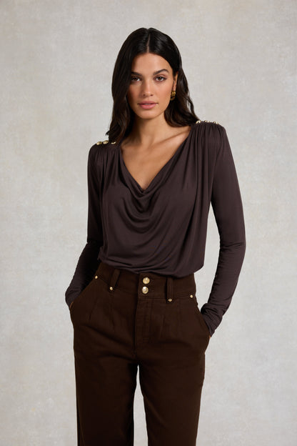 Ellen Top (Chocolate)