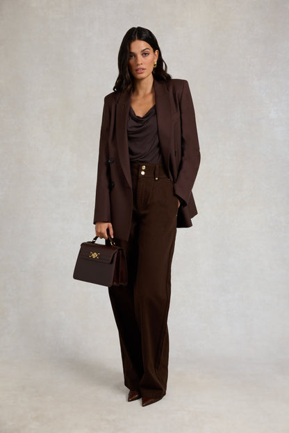 Ellen Top (Chocolate)