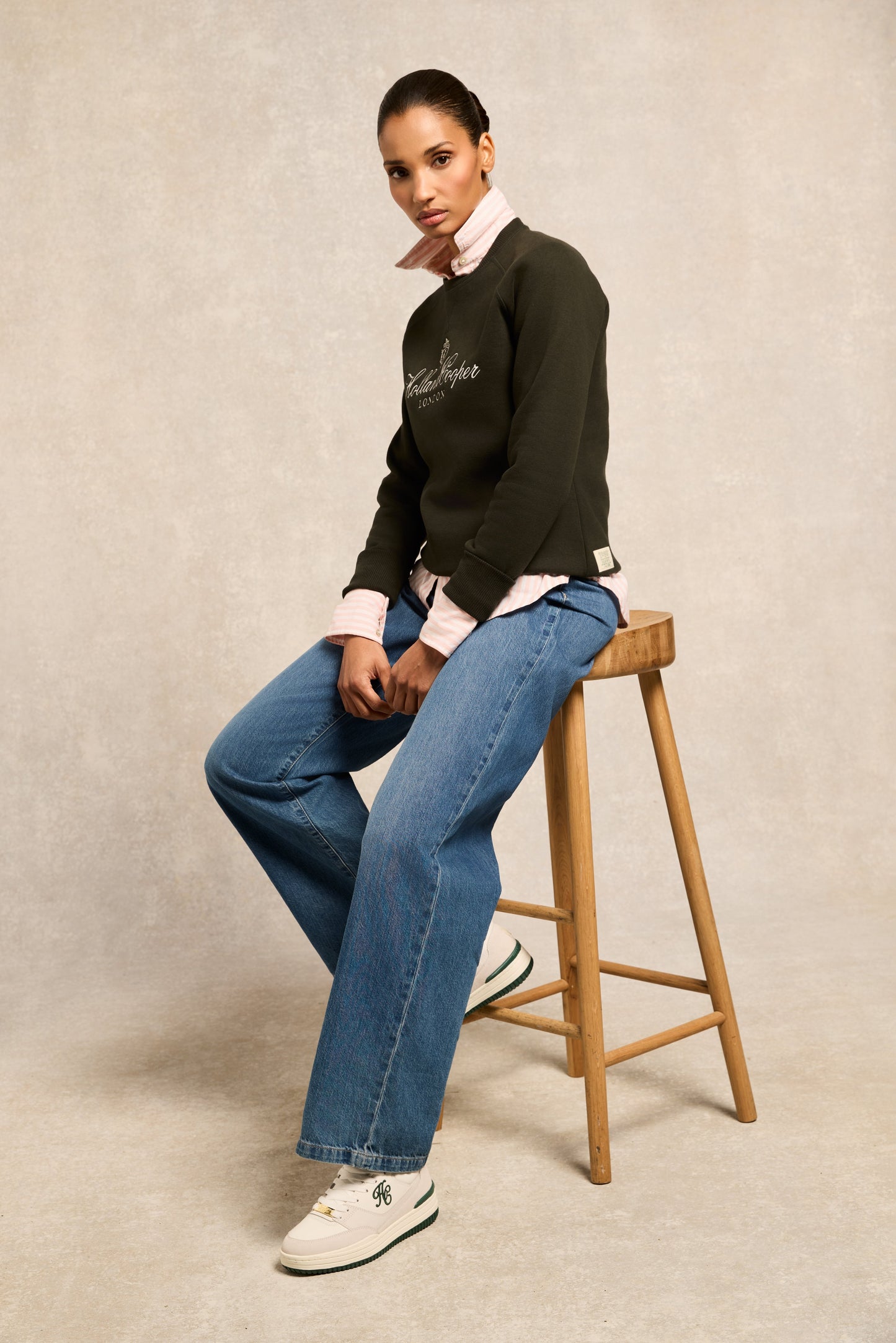 Retro Trainer (White Racing Green)