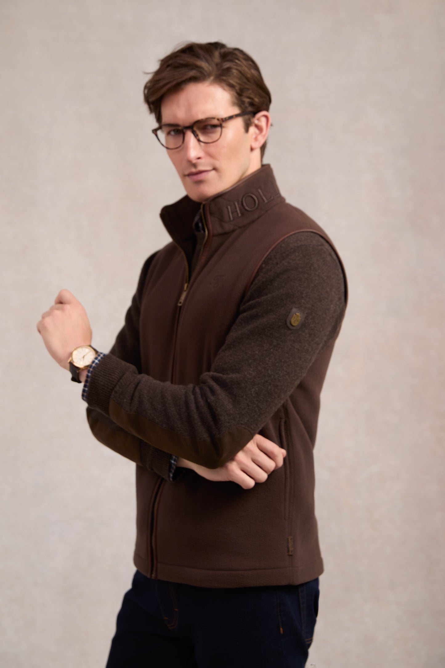 Country Fleece Gilet (Chocolate)