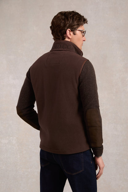 Country Fleece Gilet (Chocolate)