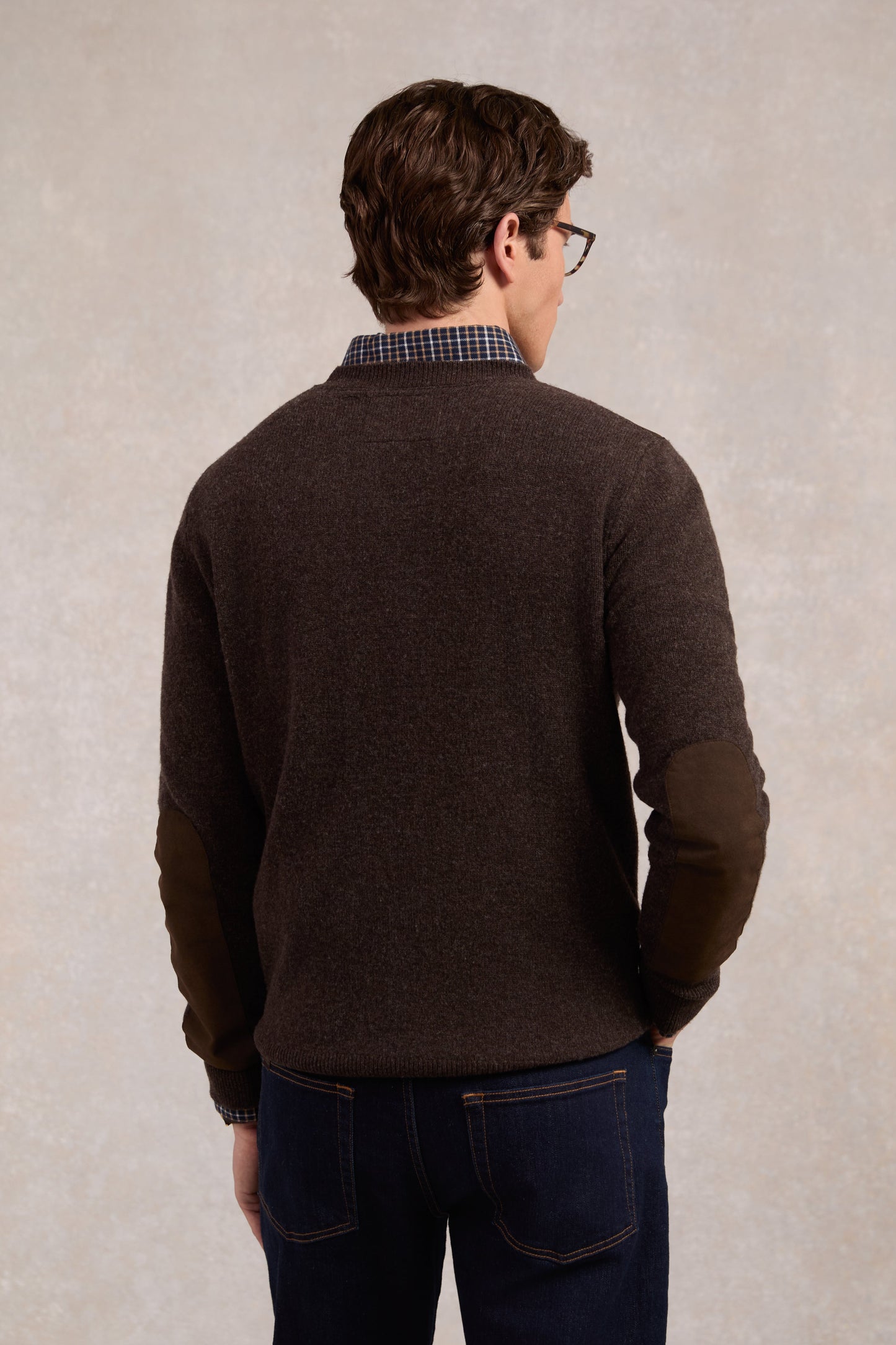 Country Crew Neck Knit (Chocolate)