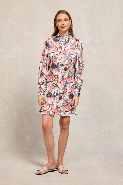 Monogram Slides (Dusty Pink Croc)