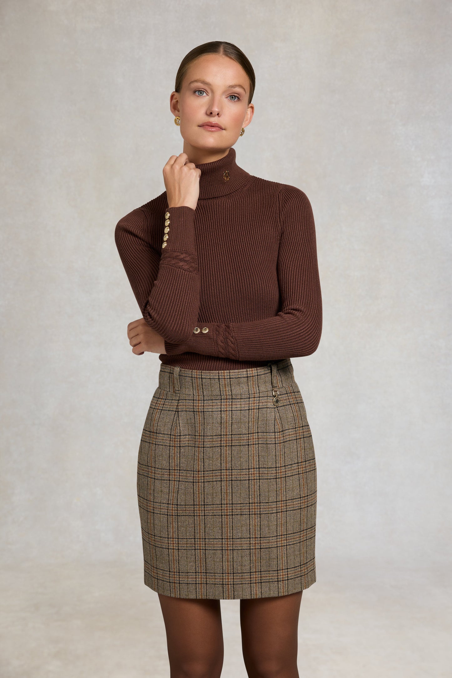 Regency Skirt (Bourbon Tweed)