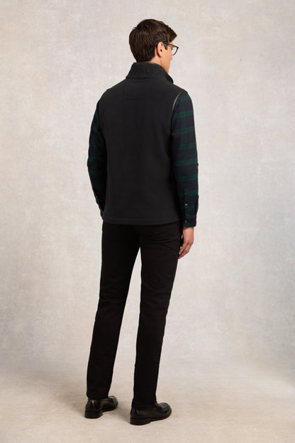 Country Fleece Gilet (Black)