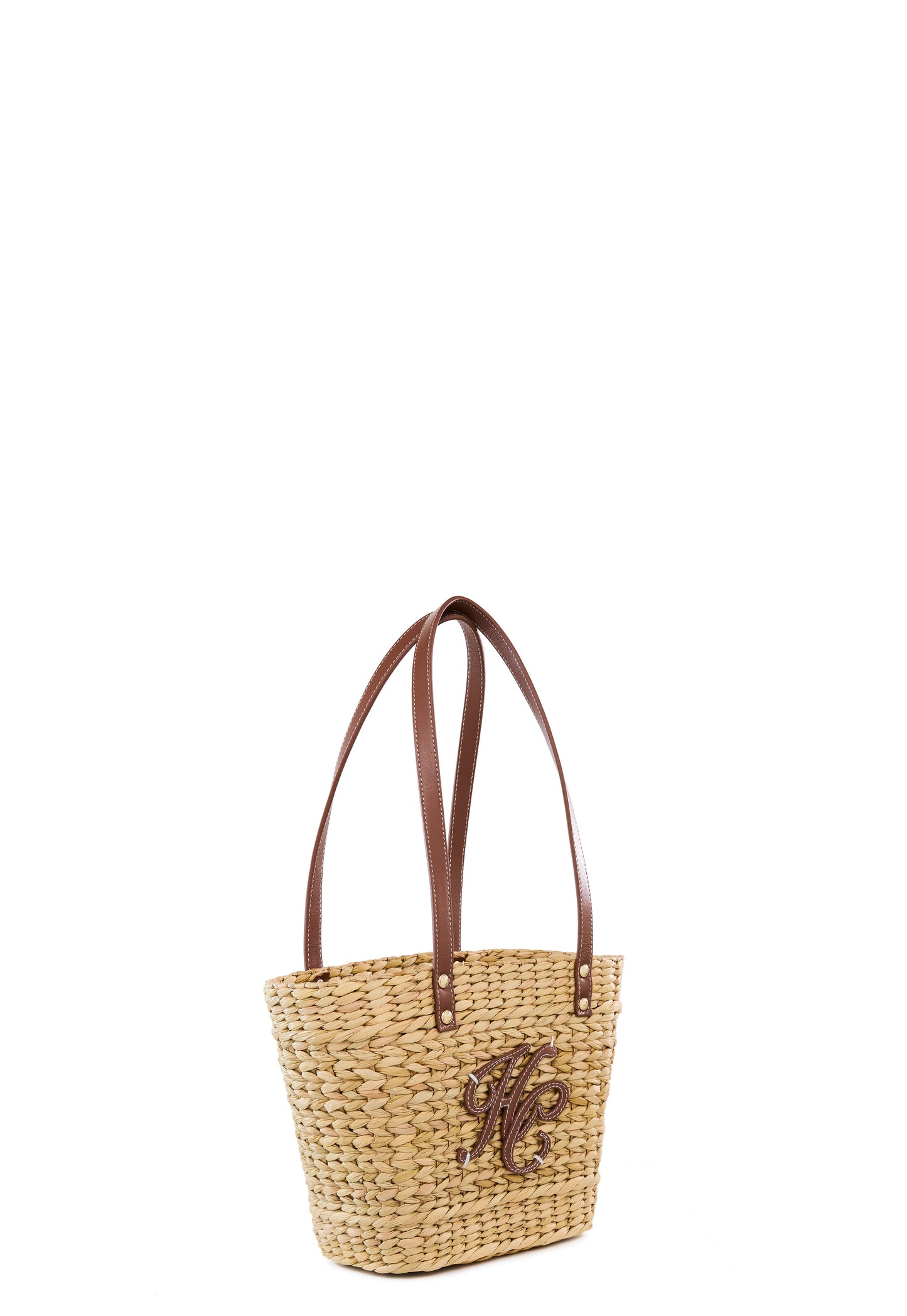 Amalfi Mini Basket Bag (Natural Tan)