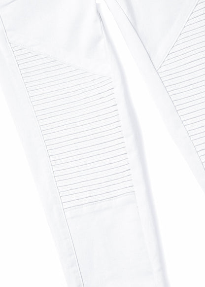 Biker Jean (Optic White)
