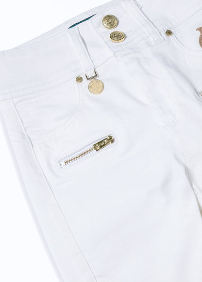 Biker Jean (Optic White)