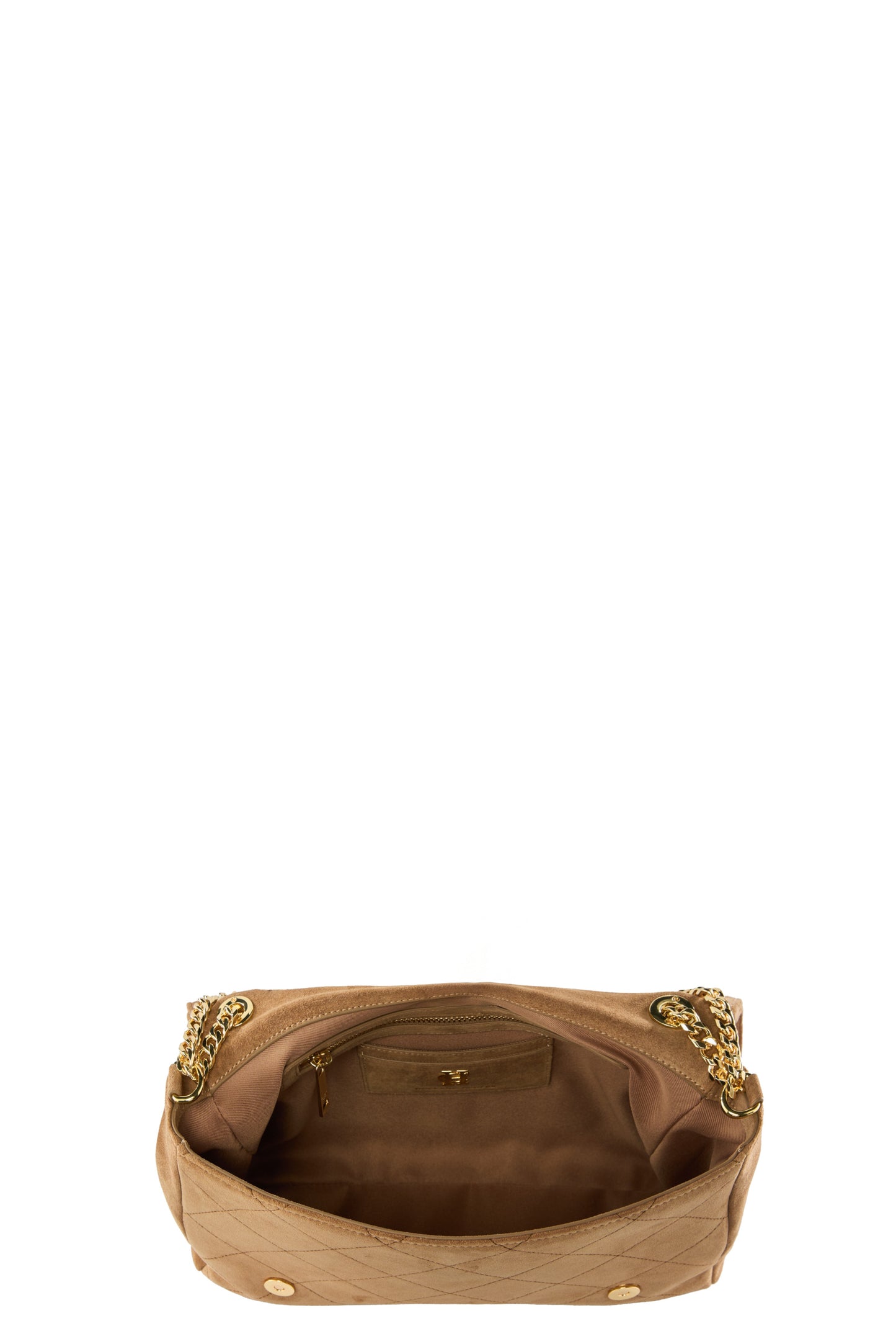 Milan Shoulder Bag (Light Tan Suede)