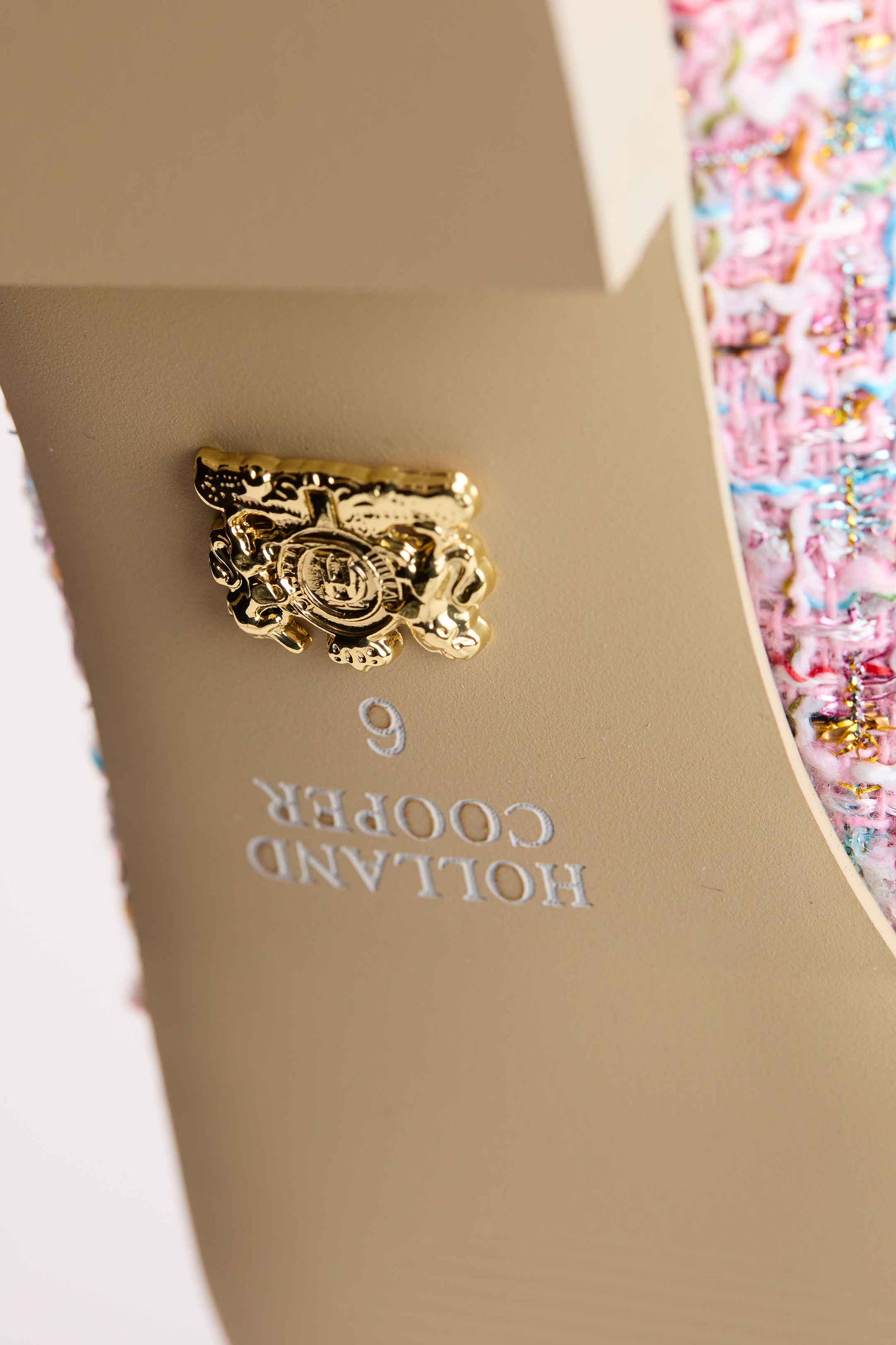 Ballet Shoe (Pink Sparkle Boucle)