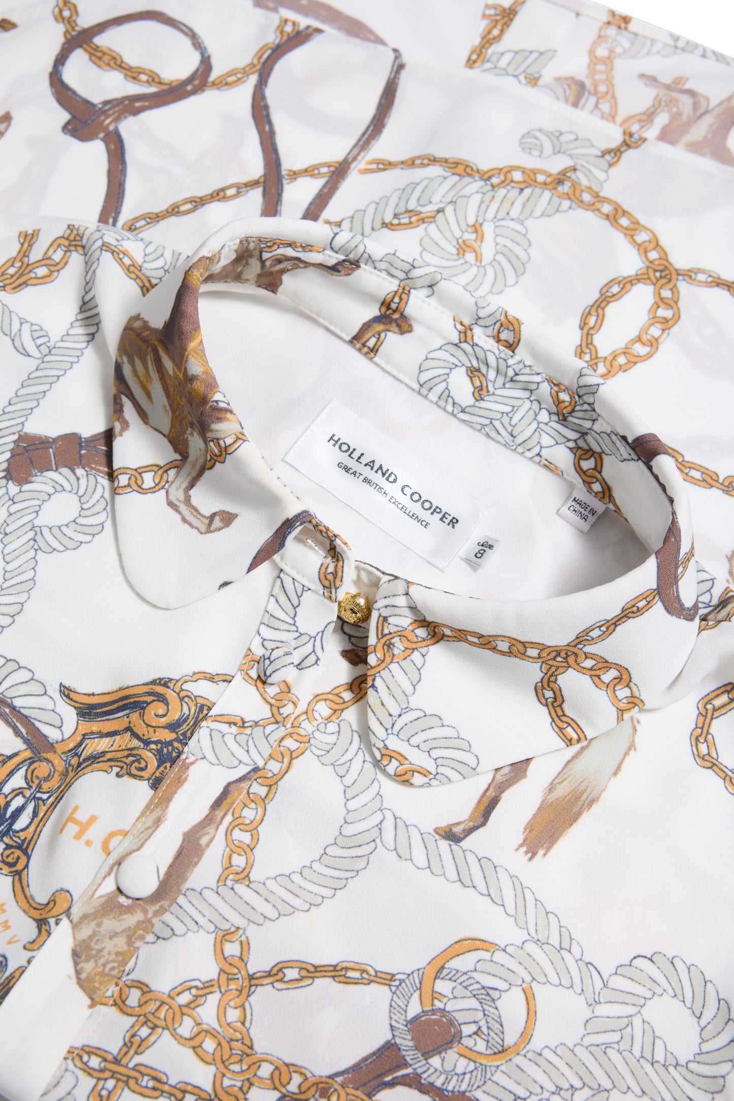 Beau Shirt (Off White Horse Print)