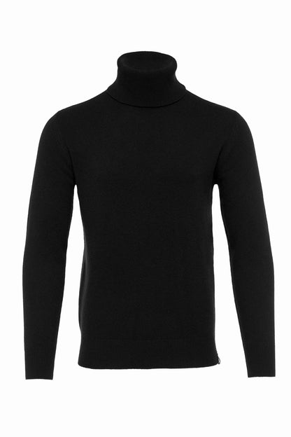 Byron Roll Neck Knit (Black)