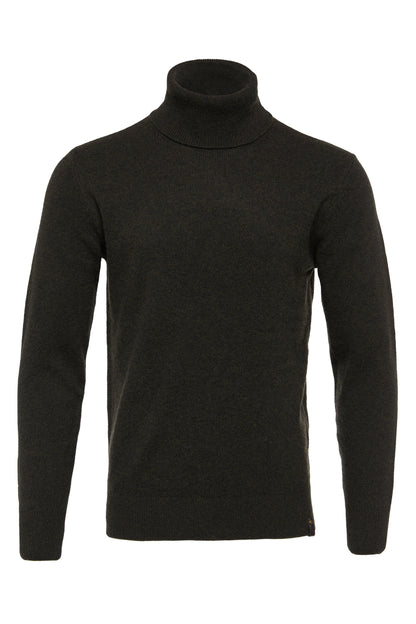 Byron Roll Neck Knit (Moss)