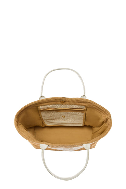 Cannes Beach Bag (Natural Cream)