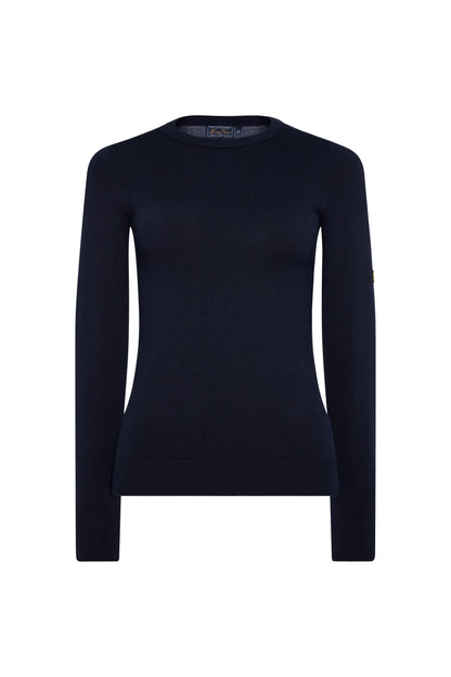 Chiltern Crew Neck Knit (Ink Navy)