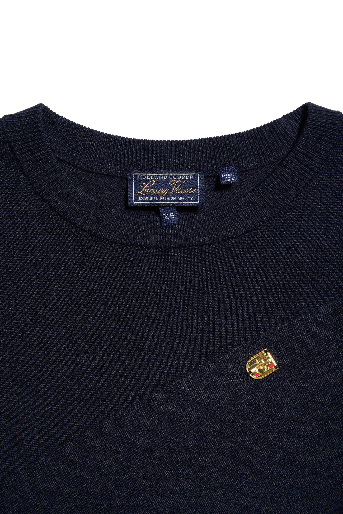 Chiltern Crew Neck Knit (Ink Navy)