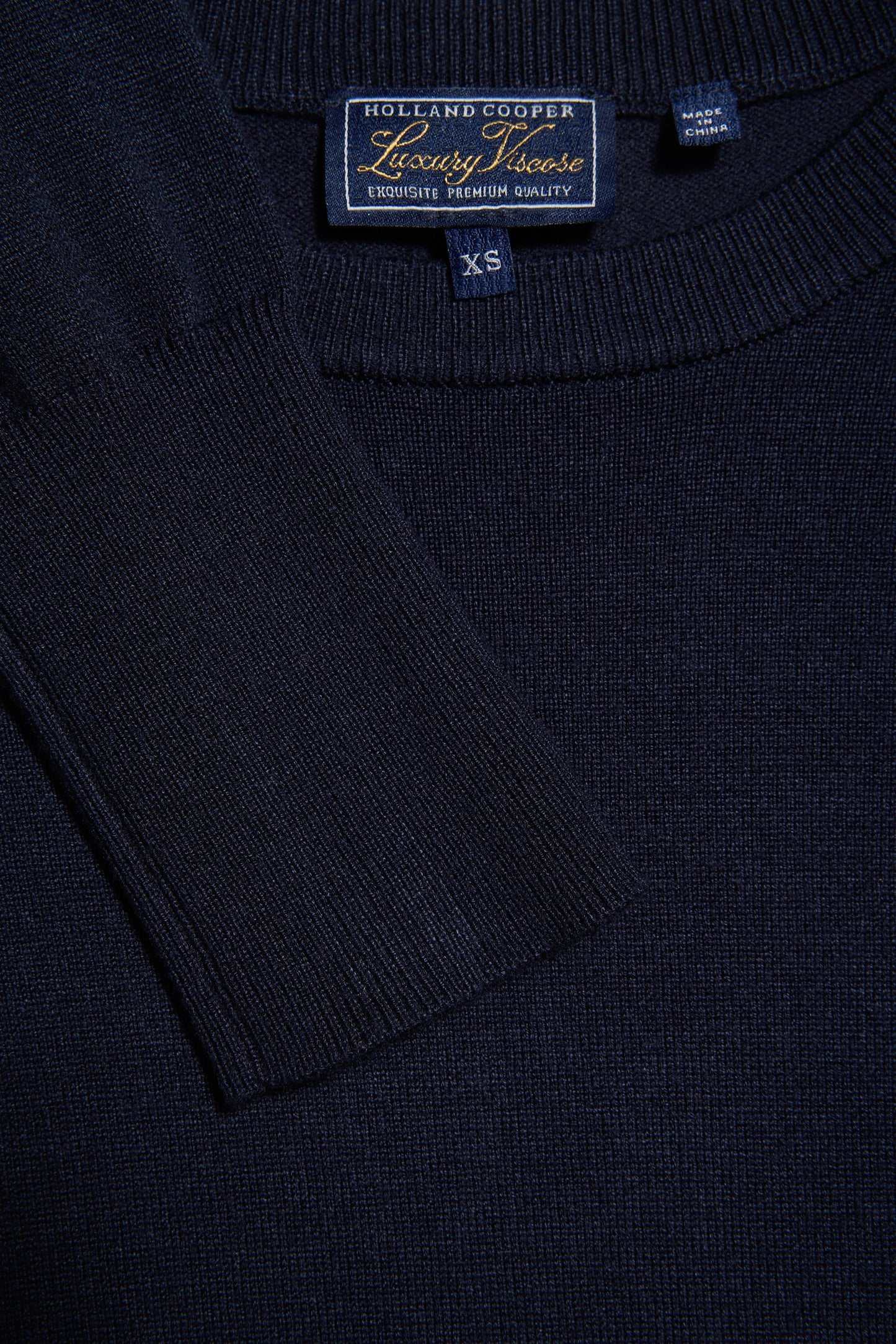 Chiltern Crew Neck Knit (Ink Navy)