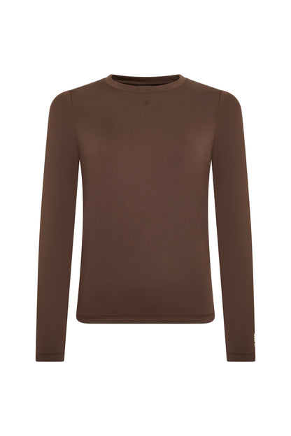 Chiltern Crew Neck Top (Walnut)