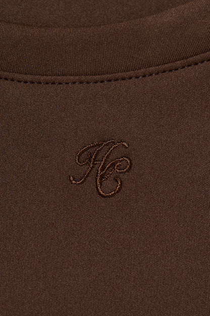 Chiltern Crew Neck Top (Walnut)