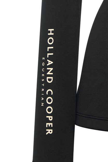 Chiltern Long Sleeve Polo Shirt (Black)