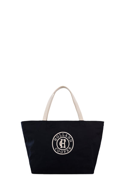 Classic Shopper (Navy Ecru)