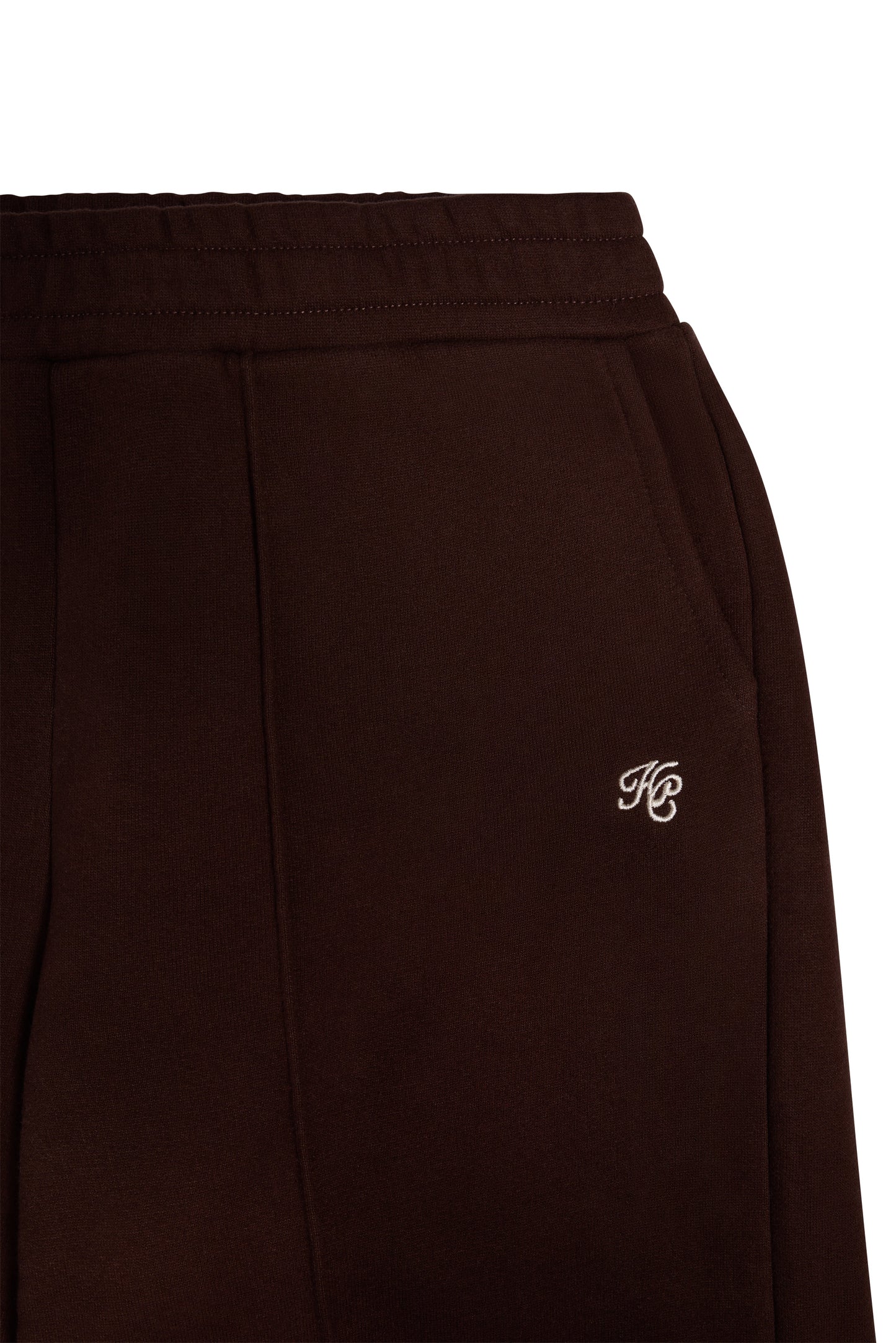 Collegiate Wide Leg Jogger (Walnut)