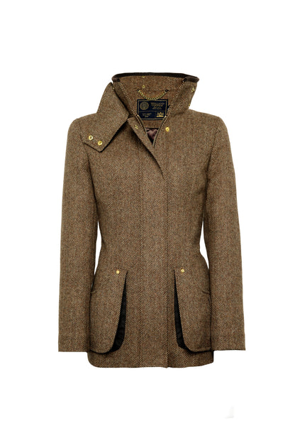 Country Classic Jacket (Large Scale Brown Herringbone)