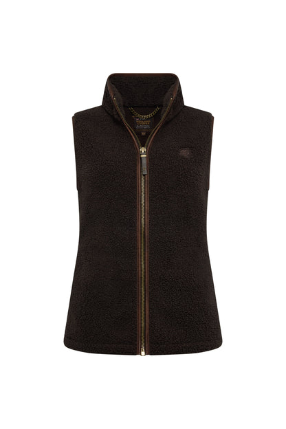 Country Fleece Gilet (Chocolate Borg)
