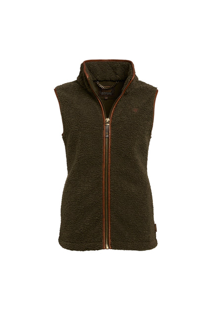 Country Fleece Gilet (Khaki Borg)