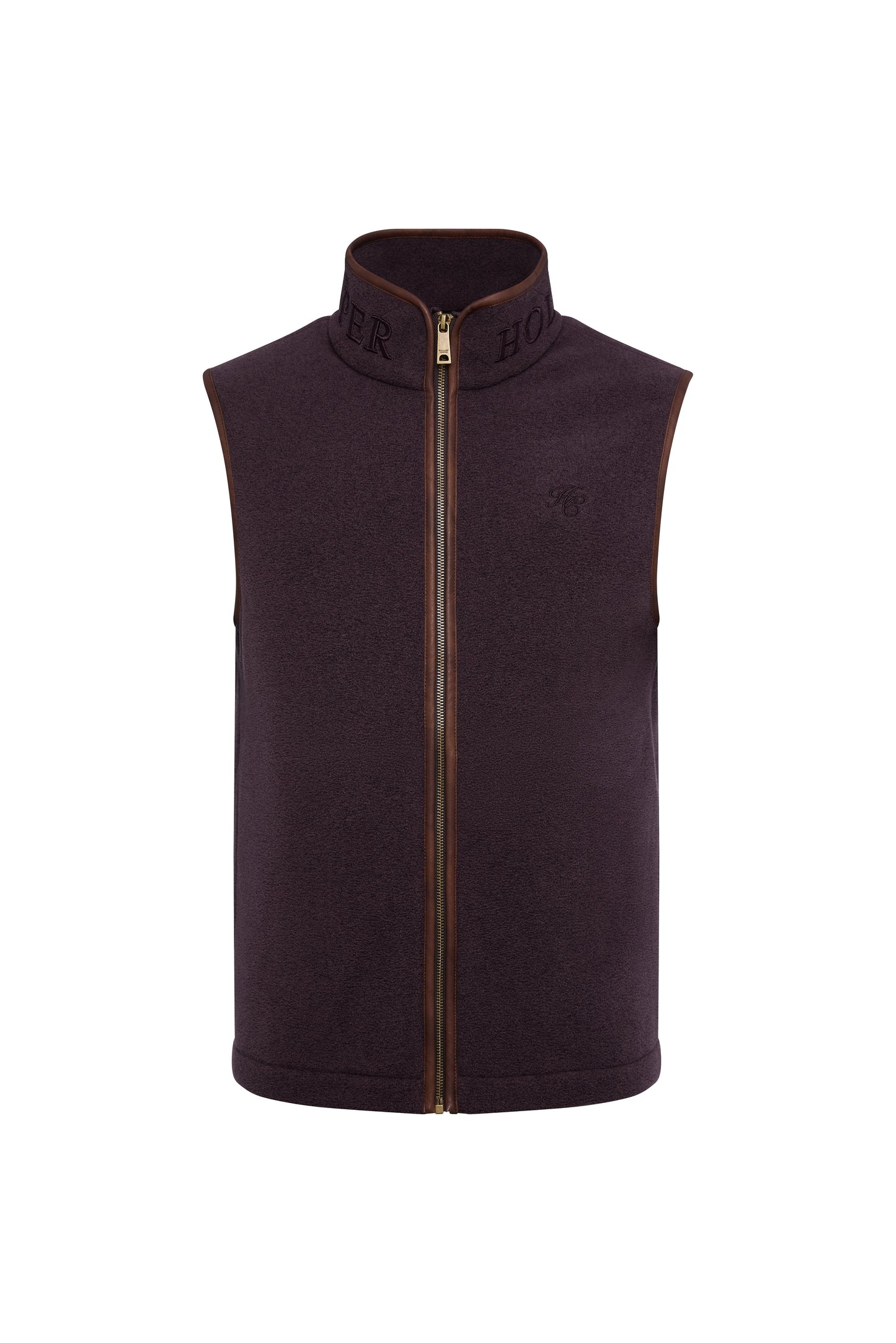 Men's Country Fleece Gilet (Claret)