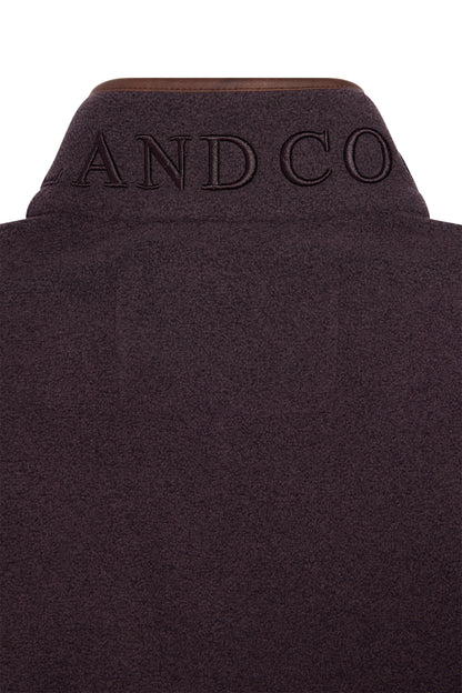 Men's Country Fleece Gilet (Claret)