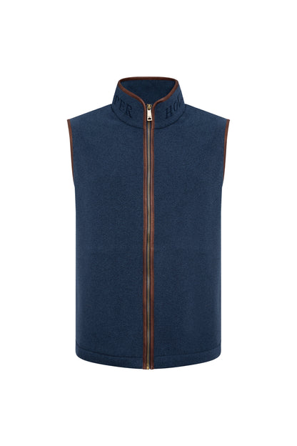 Men's Country Fleece Gilet (Dusty Blue)