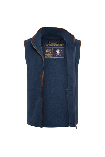 Men's Country Fleece Gilet (Dusty Blue)
