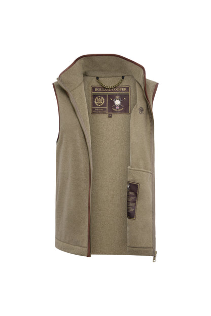 Men's Country Fleece Gilet (Dusty Khaki)