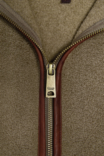 Men's Country Fleece Gilet (Dusty Khaki)