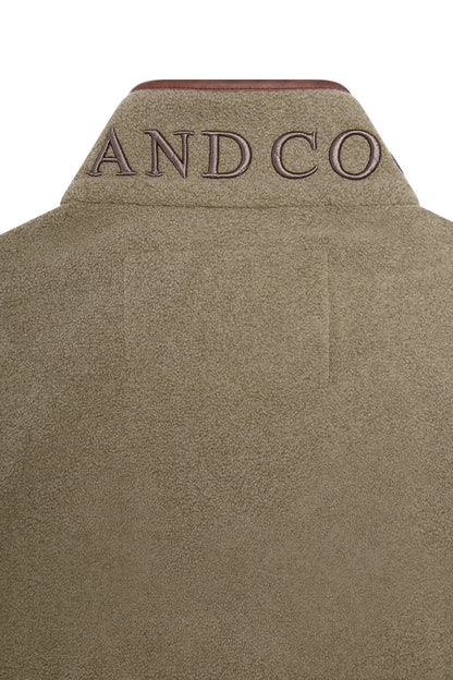 Men's Country Fleece Gilet (Dusty Khaki)