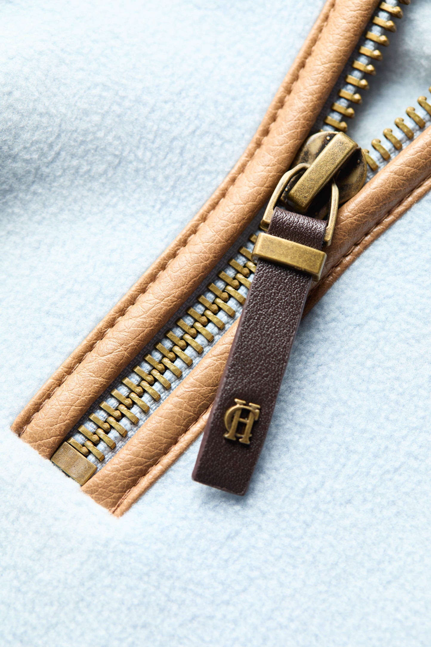 Country Fleece Quarter Zip (Pale Blue)