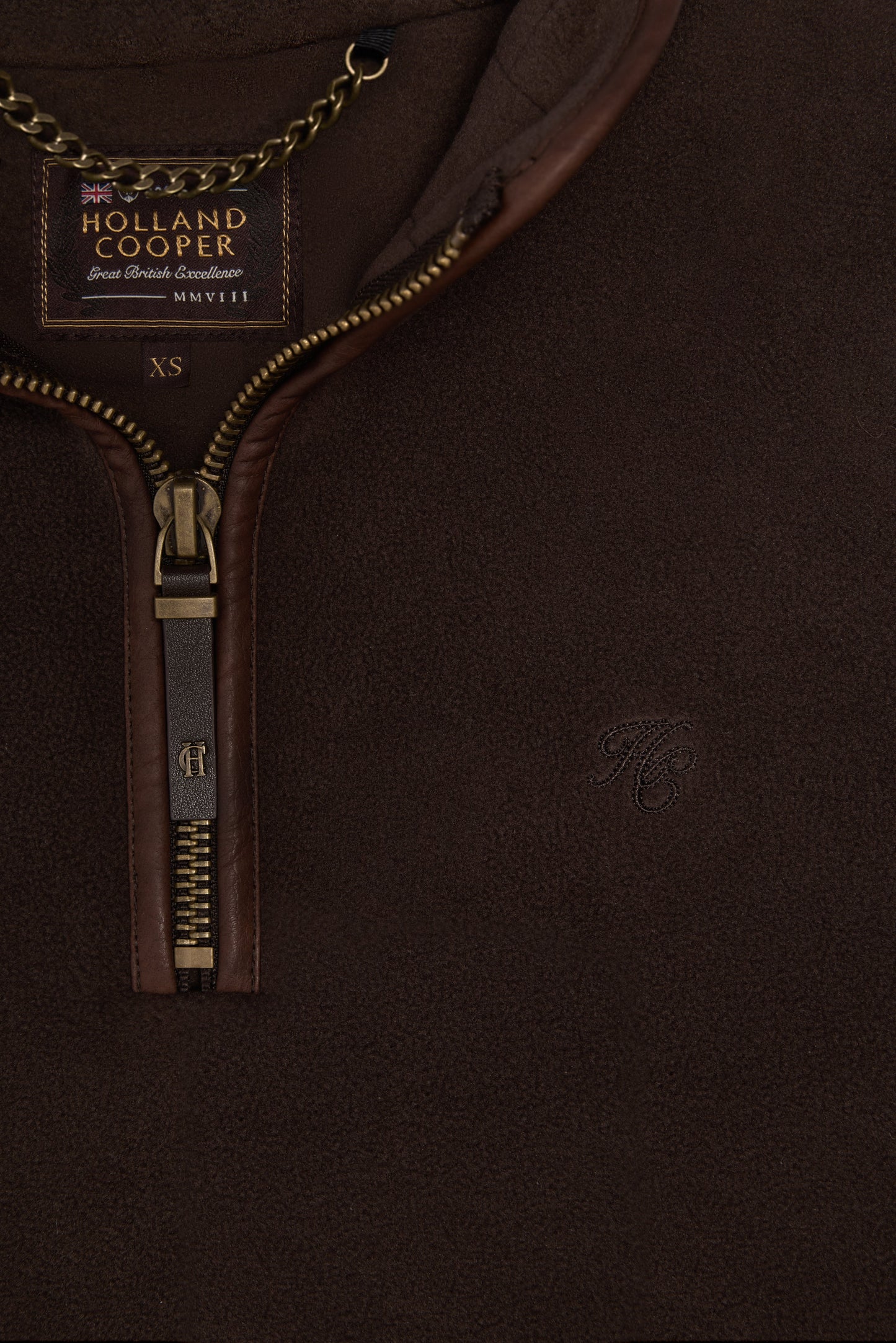 Country Fleece Quarter Zip (Chocolate)