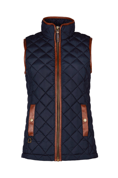 Country Quilted Gilet (Ink Navy)