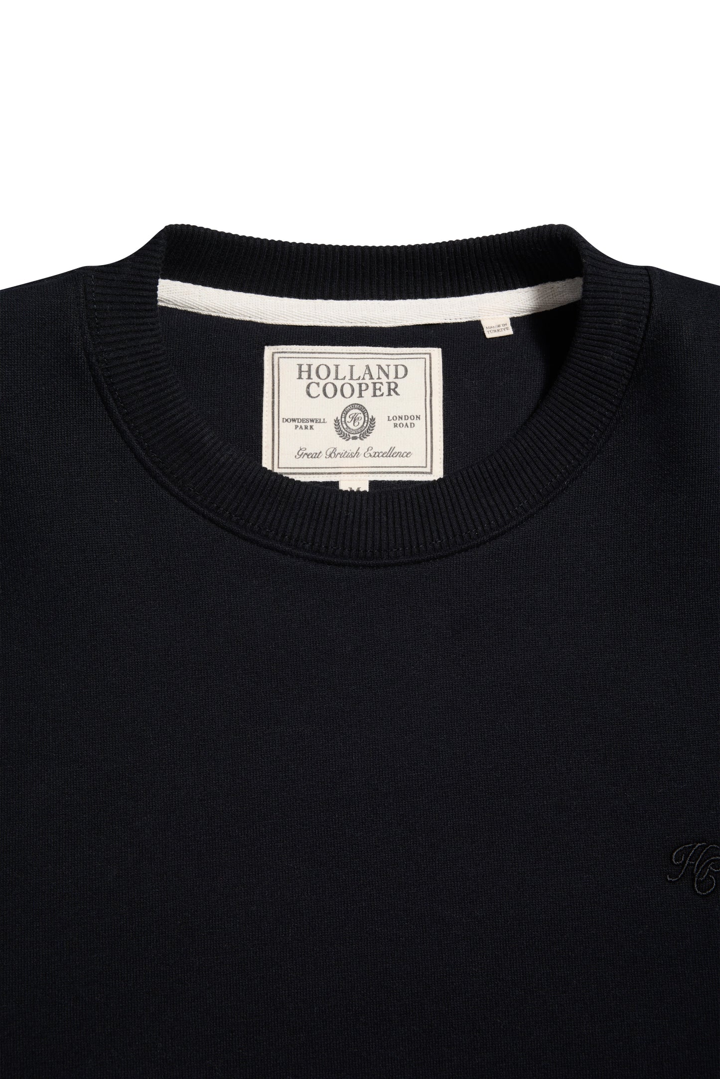 Men's Crew Neck Sweat (Black)