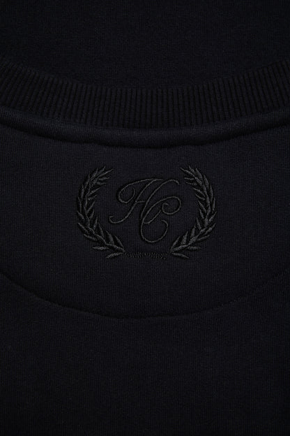 Men's Crew Neck Sweat (Black)