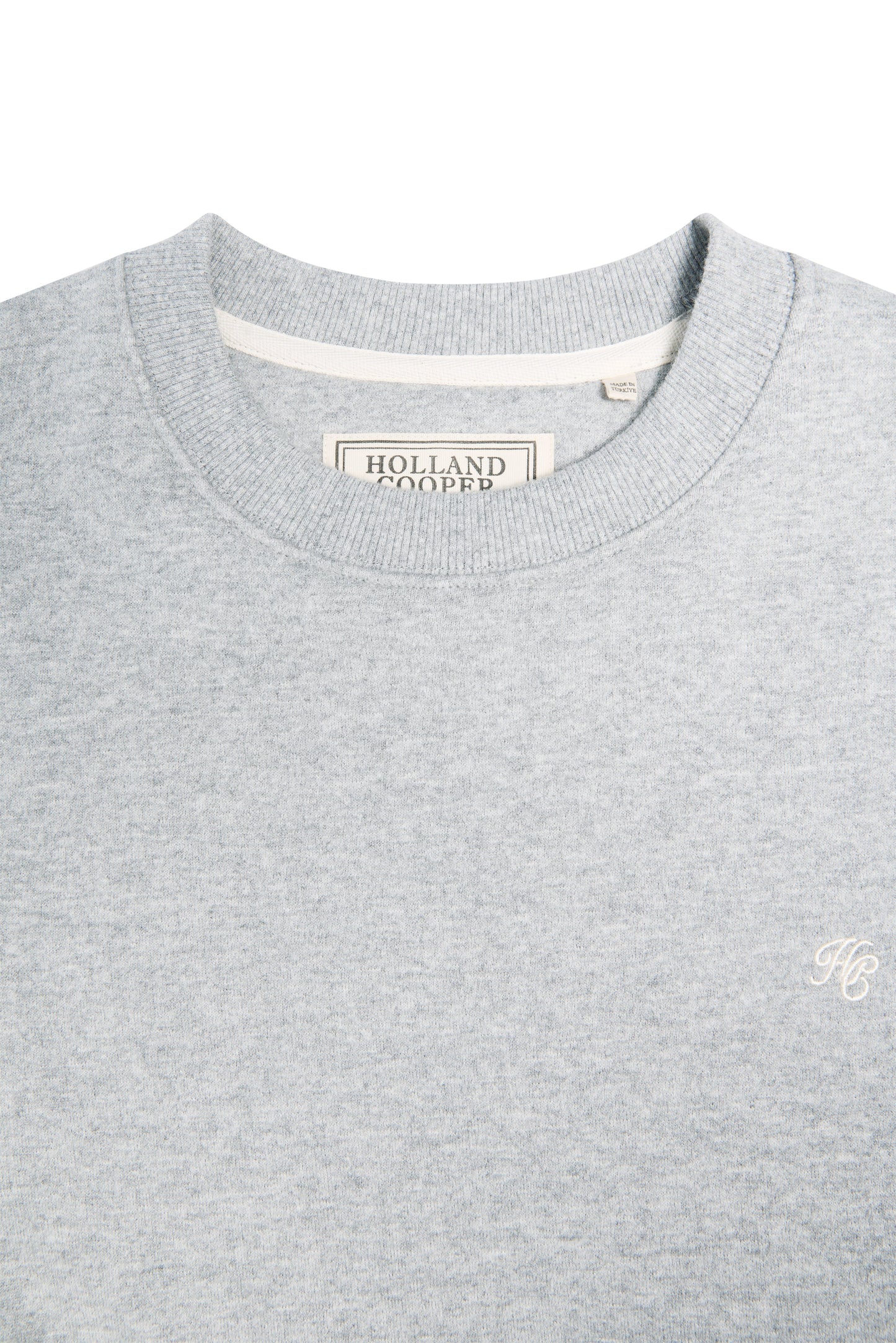 Men's Crew Neck Sweat (Grey Marl)